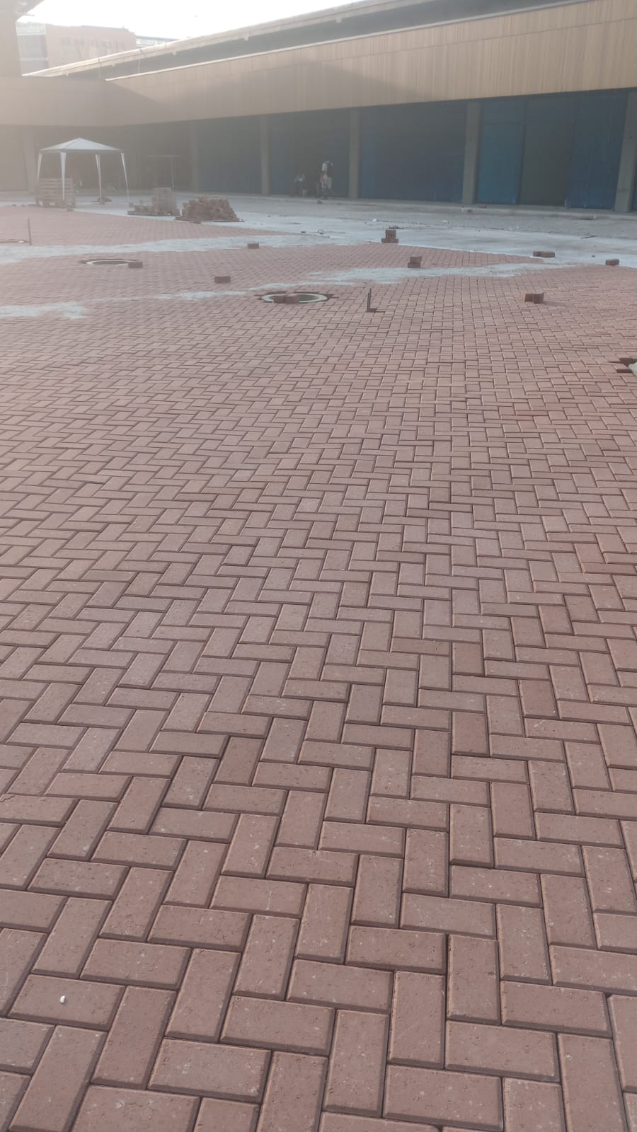 Instalación de adoquines